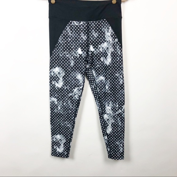 Betsey Johnson Performance Graphic Tights Sz M - Picture 1 of 8